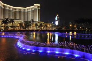 Venetian Macao Resort Charming Night Scenery